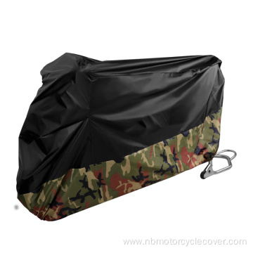 Printed cheap snow proof motorcycle parking cover